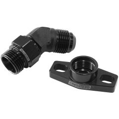 AF463-12 - TURBO DRAIN ADAPTER -10AN 45