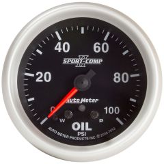 AU7653 - 2-5/8 OIL PRESS, 0-100 PSI, F