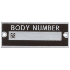 BD68-14002 - 1936 FORD BODY NUMBER PLATE