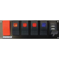 MO74195 - SWITCH PANEL WITH USB PORTS