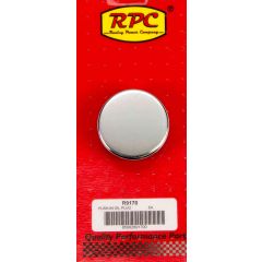 RPCR9170 - CHROME/RUBBER PUSH IN PLUG/CAP