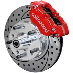 WB140-13202-DR - DUST BOOT FRONT BRAKE KIT RED